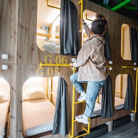 Capsule Hostel Logistic Vilnius VNO Exterior foto